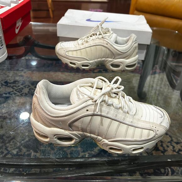 Nike Shoes - Nike Women's White and Cream Trainers